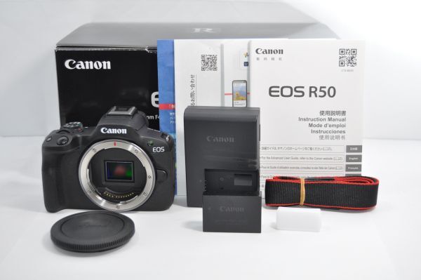 シャッター数1000回以下★Canon キャノン EOS R50 ボディ★#2601061
