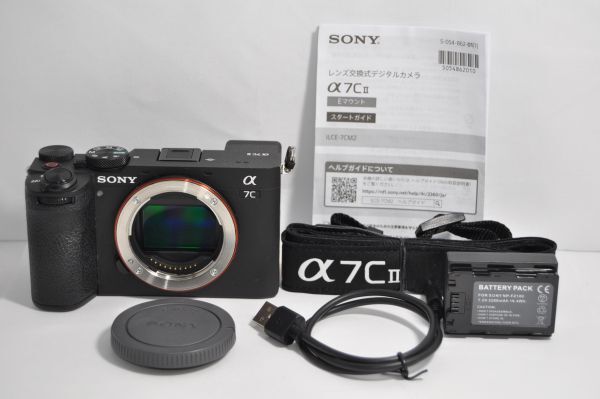 シャッター数4200回★Sony ソニー α7CII ボディ ブラック ILCE-7CM2 B★#2601021