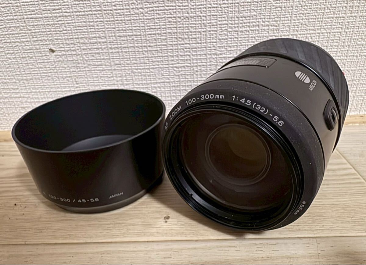 A0313 MINOLTA ミノルタ 望遠ズームレンズ AF 100-300 動作未確認