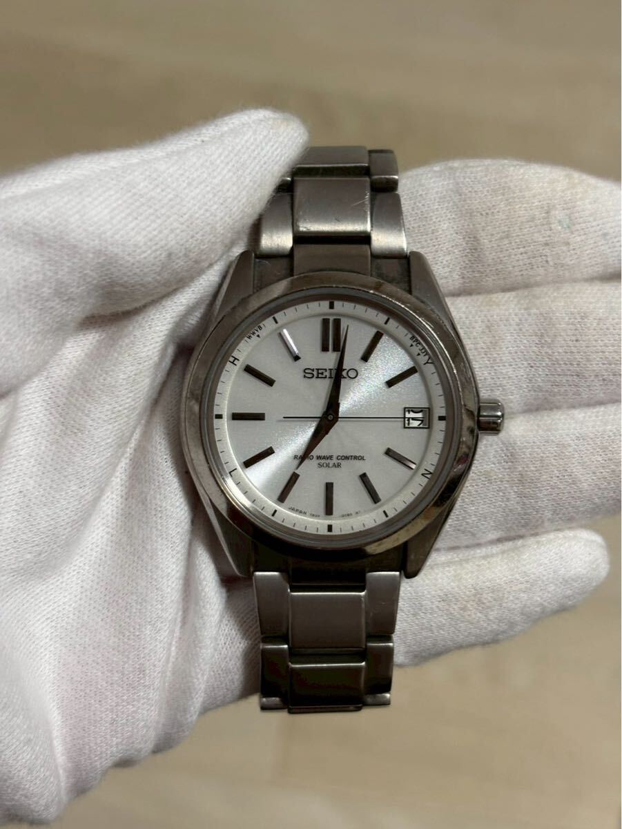 B0306 SEIKO SOLAR セイコー ソーラー 腕時計 BRIGHTZ ブライツ 7B24-0BH0 動作未確認