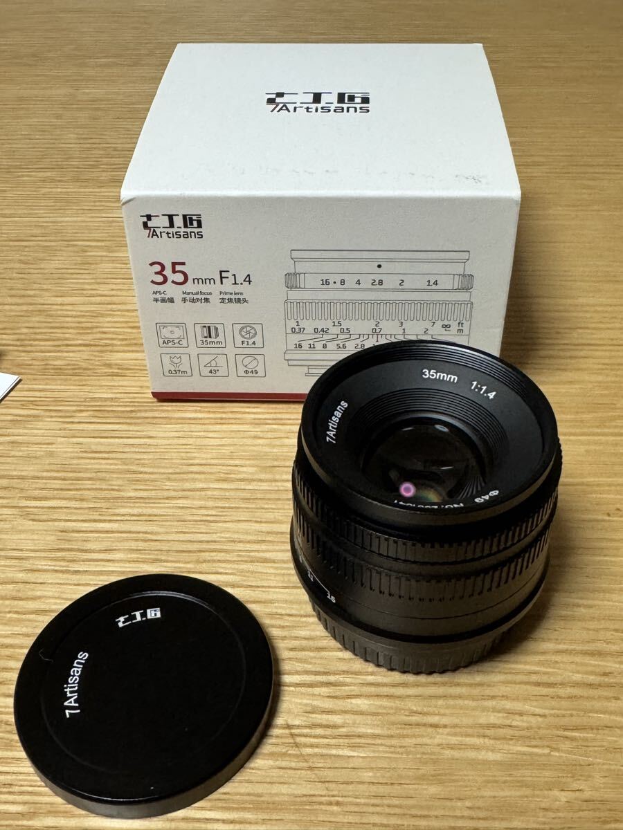 ★七工匠 7Artisans 35㎜ F1.4★未使用★Xマウント★富士フィルム★