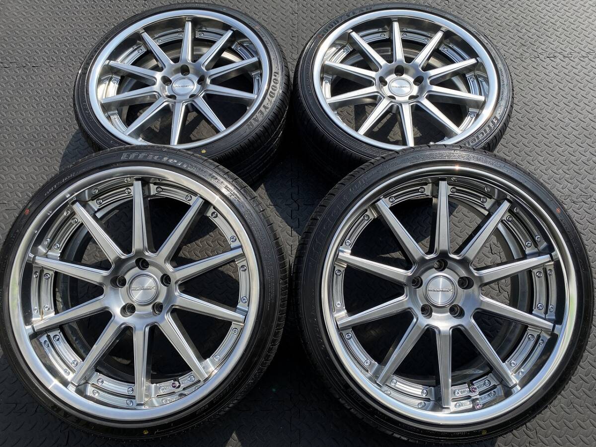 高級深リム ウェッズ マーベリック1010S 新品タイヤ アルファード ヴェルファイア 30系 20系 エスティマ エルグランド スカイライン フーガ