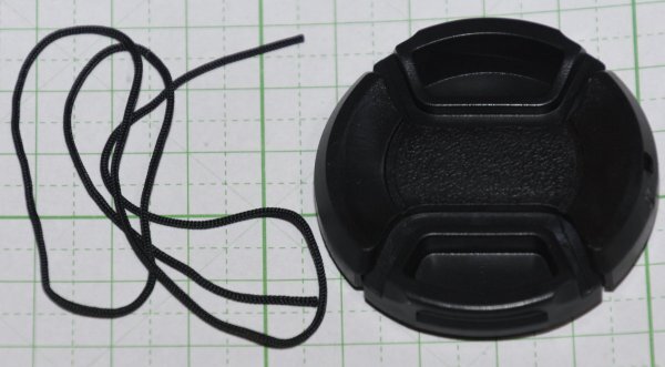 紐付きレンズキャップ 43mm