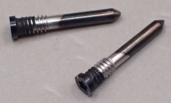 iPhoneX/11/12/13/14 パーツ 星型ネジ 2本セット 青