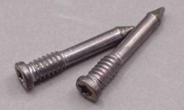 iPhoneX/11/12/13/14 パーツ 星型ネジ 2本セット 金