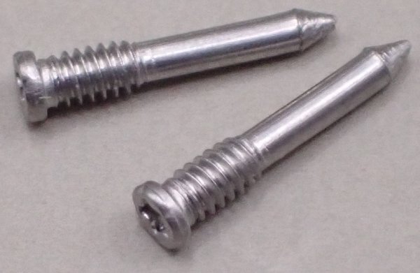 iPhoneX/11/12/13/14 パーツ 星型ネジ 2本セット 銀