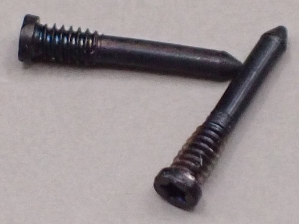 iPhoneX/11/12/13/14 パーツ 星型ネジ 2本セット 黒