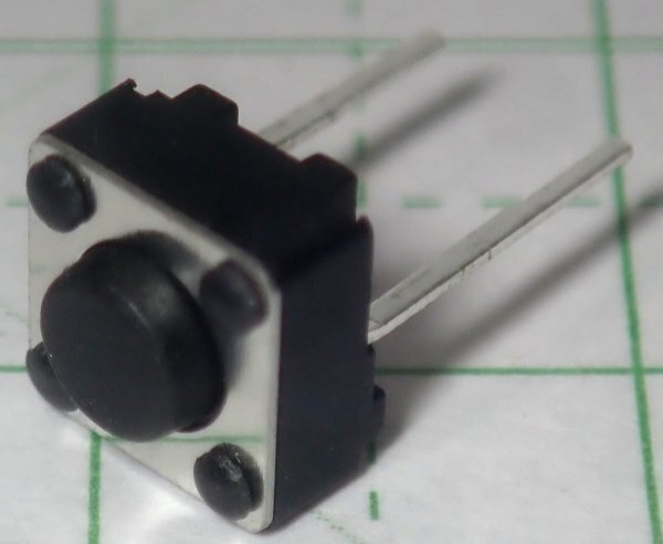 タクトスイッチ 6x6x4.3mm 2ピン