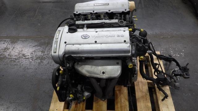 【宮城 塩釜発】＜ジャンク品＞中古 エンジンASSY カローラレビン E-AE101 4A-GE 2WD MT 要オーバーホール品 未テスト品※個人宛発送不可