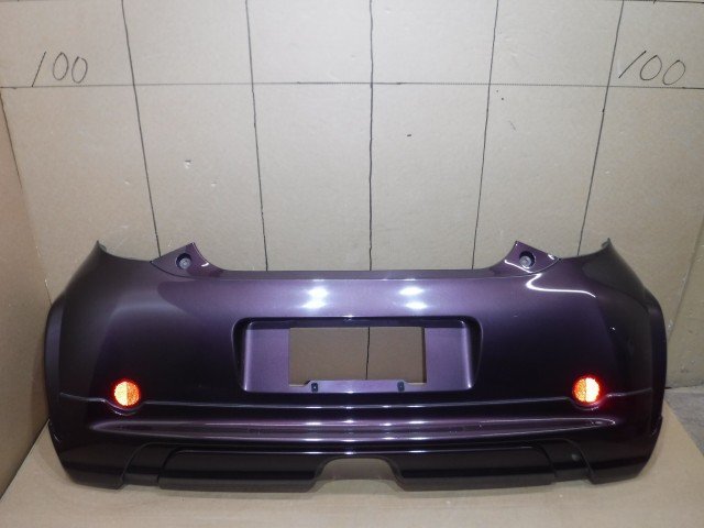 【岩手 盛岡発】中古 純正 ｉＱ DBA-KGJ10 リアバンパー モデリスタエアロ 傷 一部変形有 ＜個人宛は支店止め配送＞