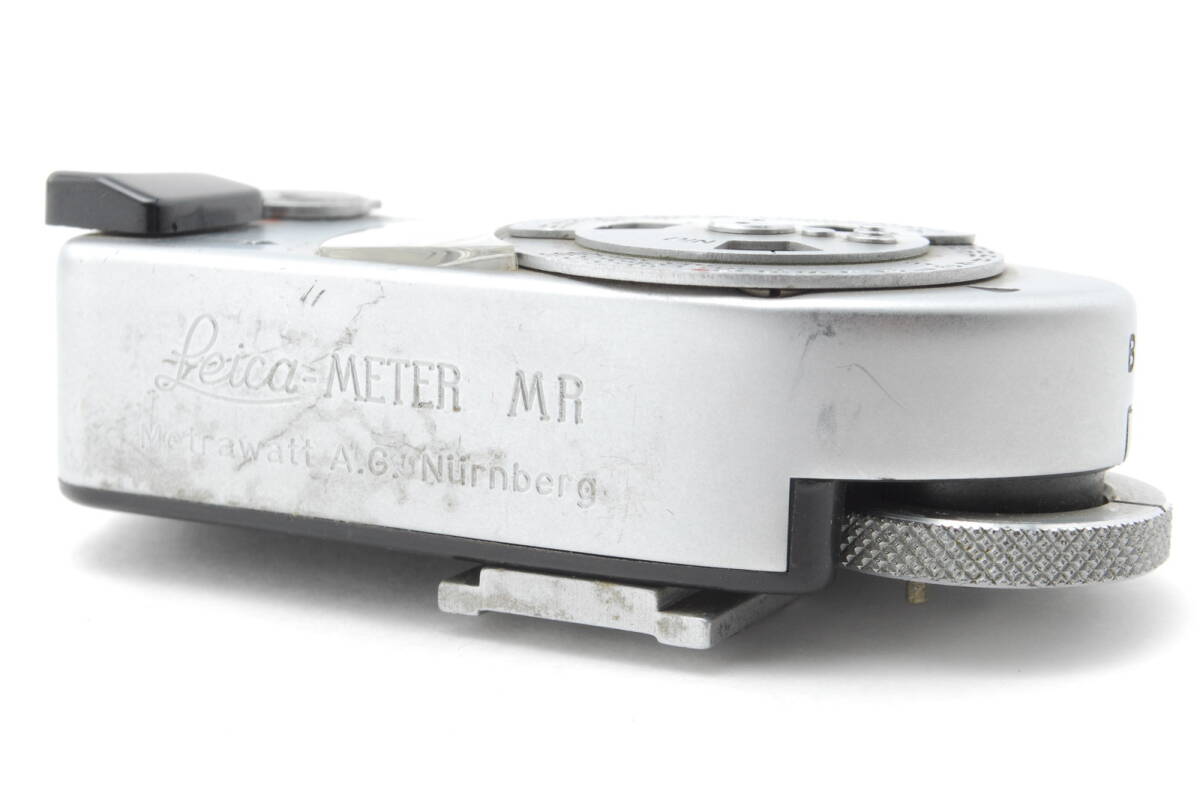 【美品】Leica Light Meter MR4 MR-4 Silver for M2 M3 M4 MR Meter ライカ 露出計 #B-665