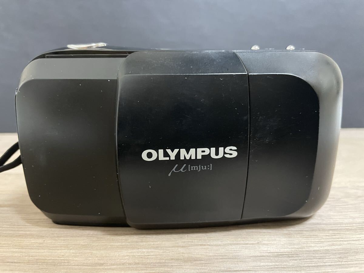 OLYMPUS オリンパス μ mju ミュー ブラック コンパクトフィルムカメラ