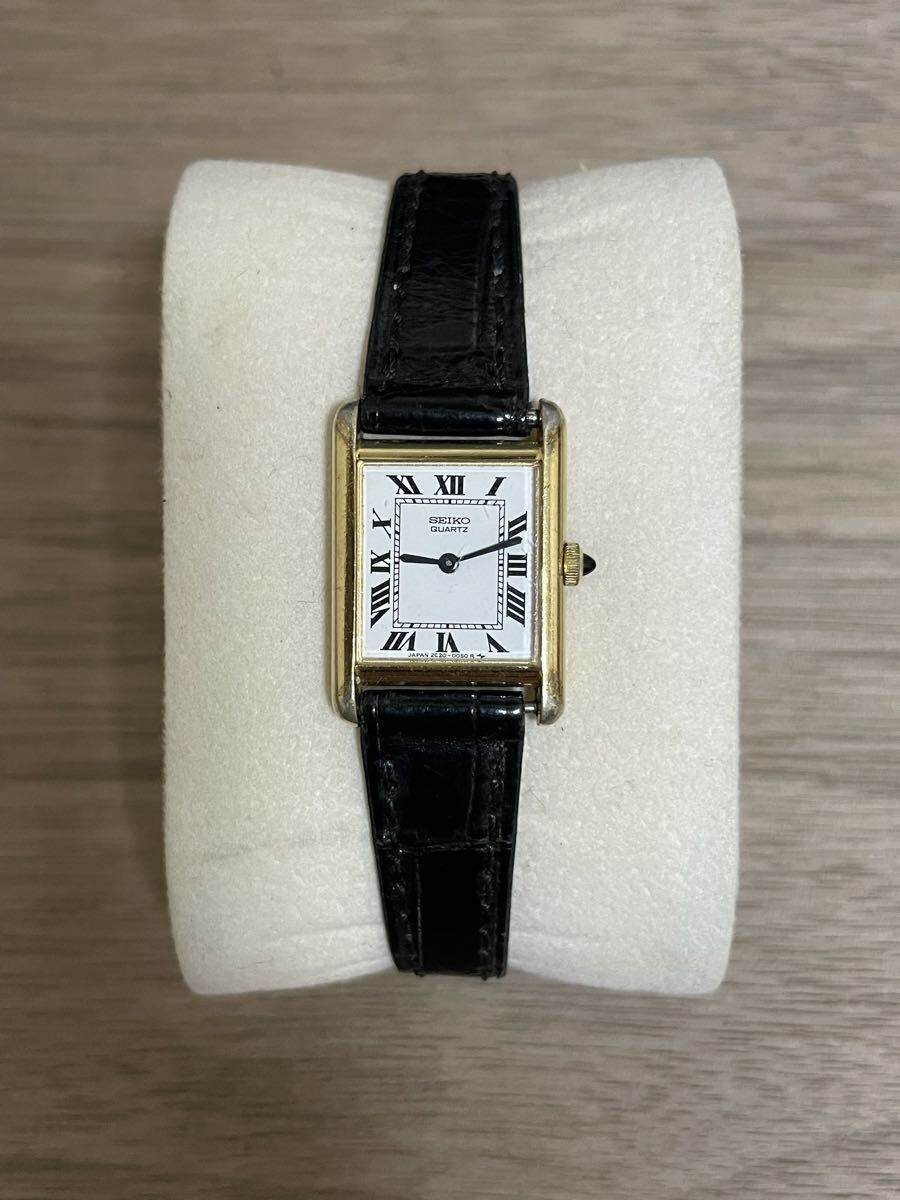 Vintage seiko tank セイコー　タンク　腕時計　ヴィンテージ 2C20-6550