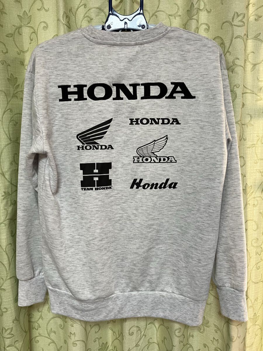 HONDA ホンダ official licensed product スウェット トレーナー ビックシルエット　グレー　Mサイズ 未使用新品