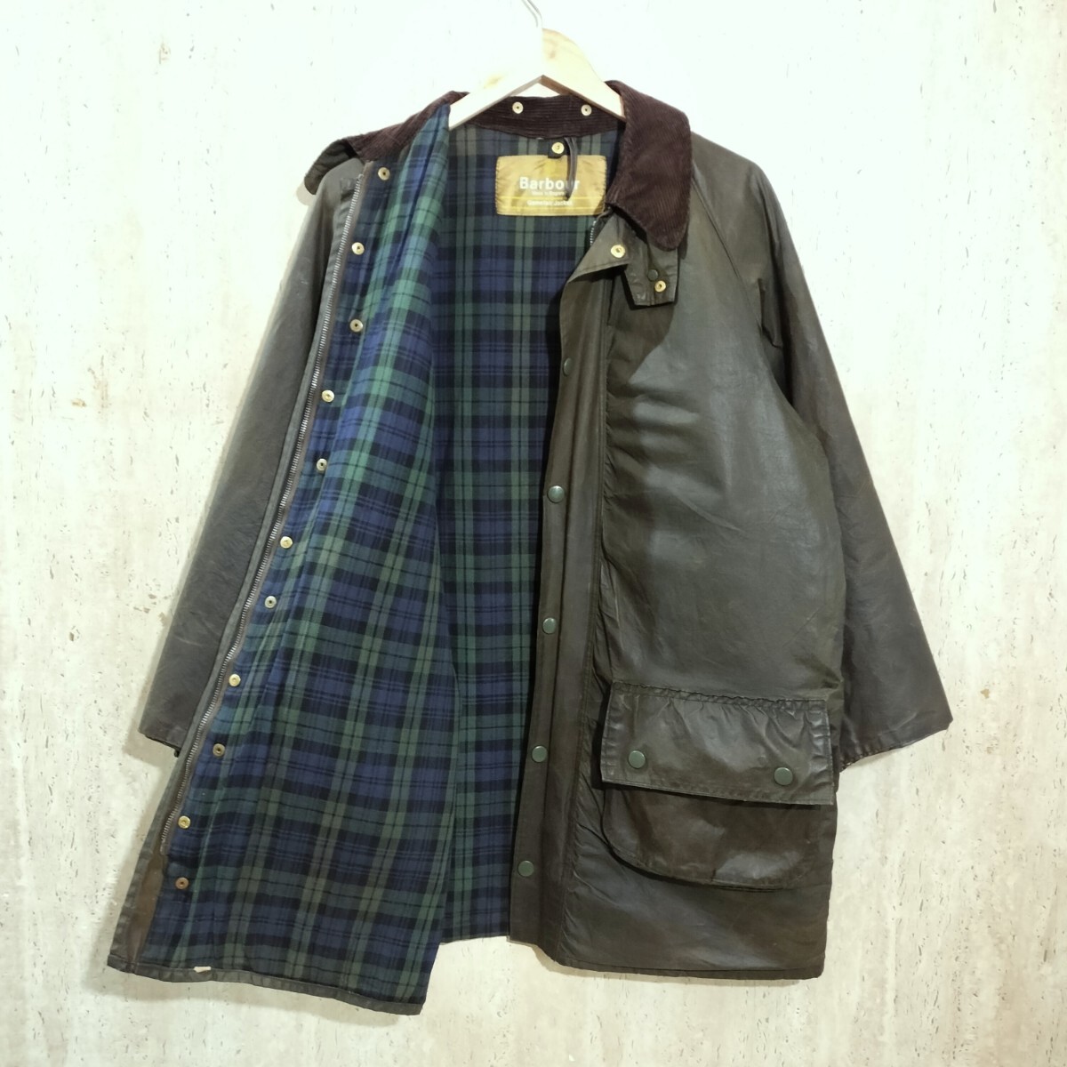 SPECIAL 70s Barbour game fair c38 1crest バブアー　ゲームフェア　ブラックウォッチ　1クレスト　1クラウン　