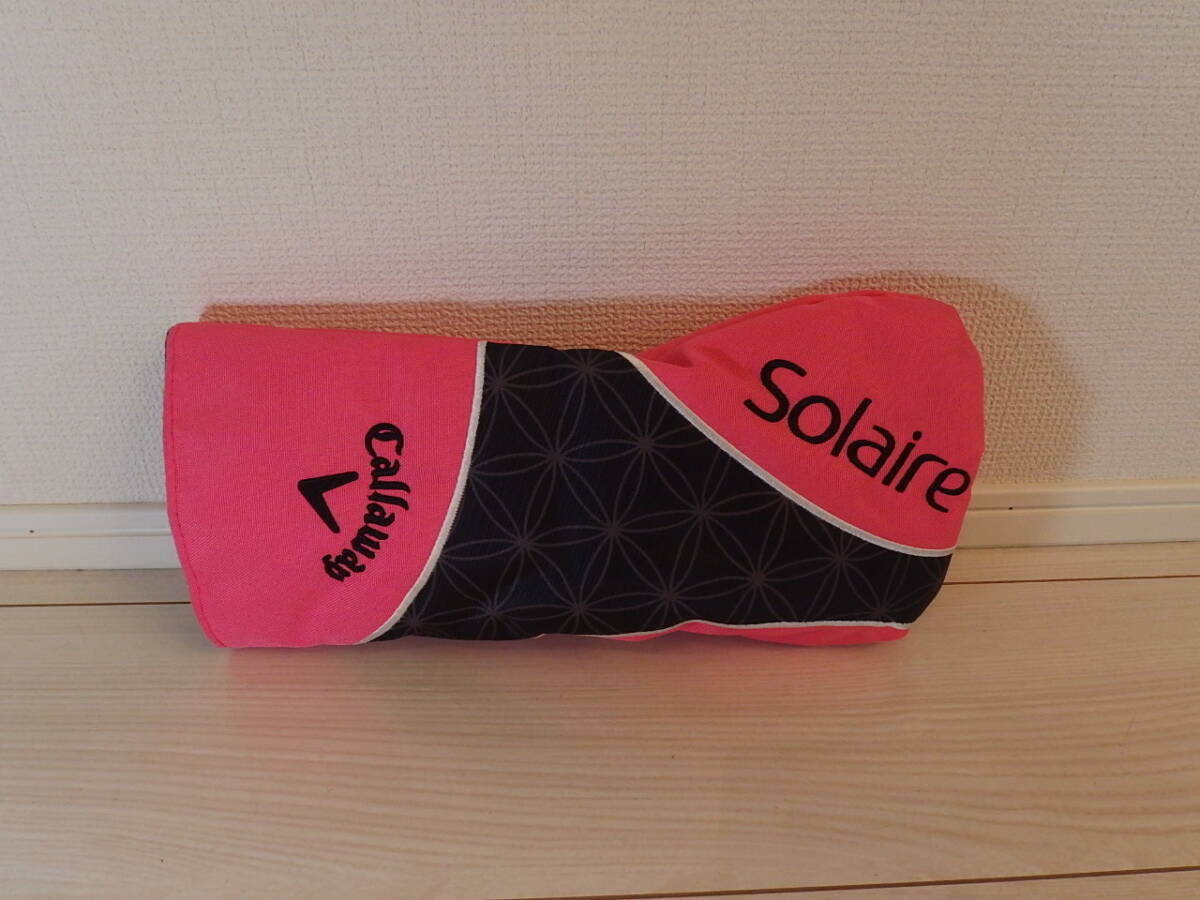 Callaway　キャロウェイ　Solaire　ソレイル　ピンク色　ドライバー　ヘッドカバー