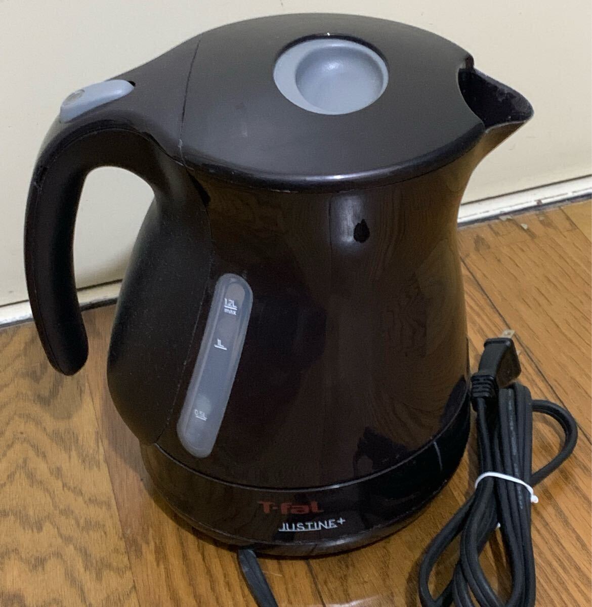 T-fal ティファール 電気ケトル JUSTINE+ ジャスティン プラス 1.2L ブラック REF:KO3408JP/87A