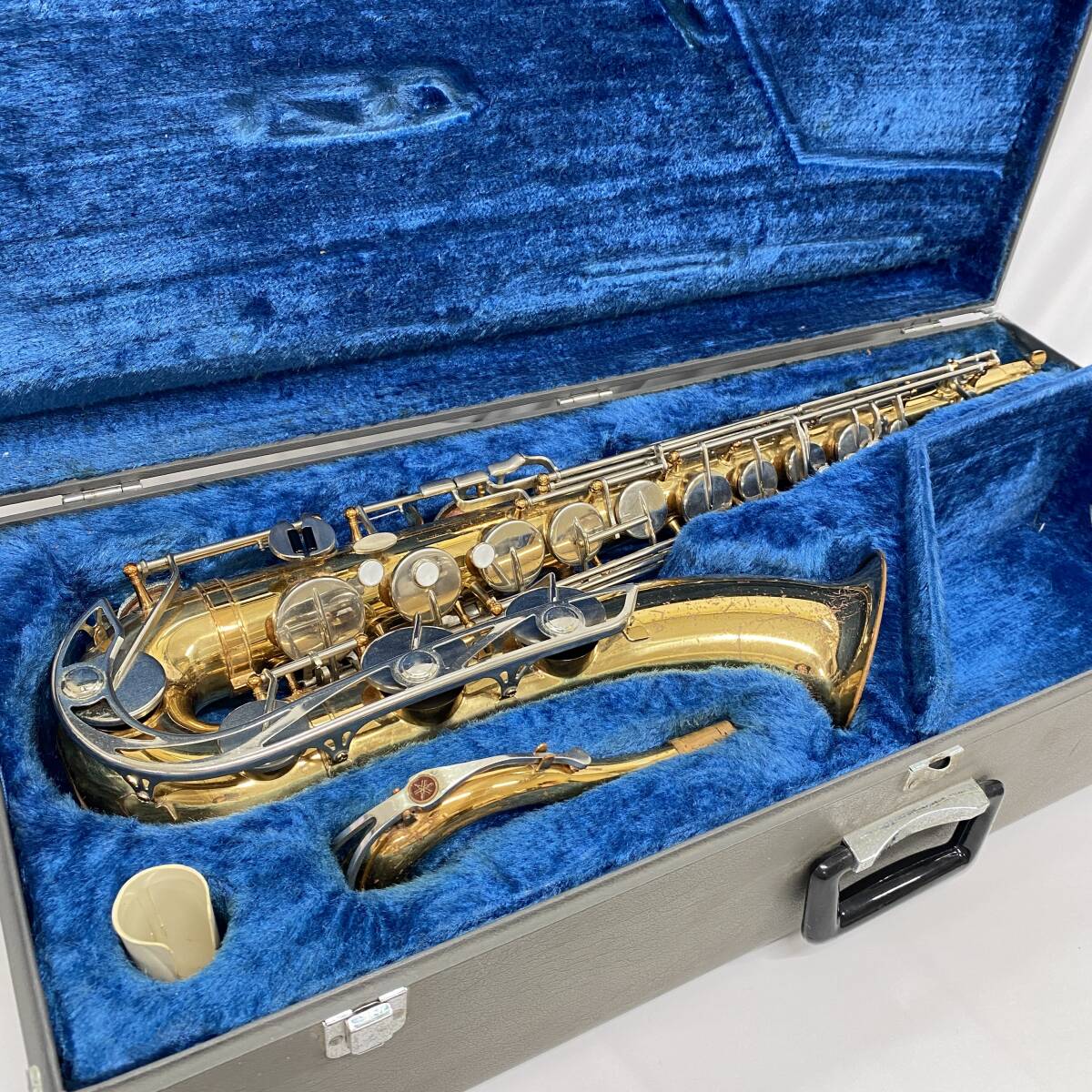 1円～ 5TN31620326 YAMAHA ヤマハ テナーサックス 木管楽器 ハードケース付き マウスピース欠品 YTS-22 音楽 楽器 現状品