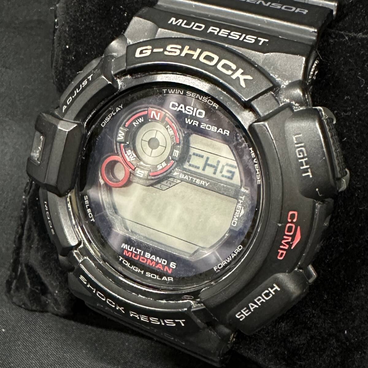 1円～ 6TN53290326 CASIO カシオ G-SHOCK ジーショック MUDMAN GW-9300 電波ソーラー メンズ 腕時計 純正ベルト 動作未確認 現状品