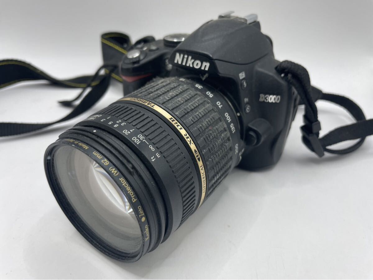 Nikon D3000 ニコン デジタル一眼レフカメラ 通電動作未確認 現状品渡し カメラ TAMRON AF 18-200mm F3.5-6.3