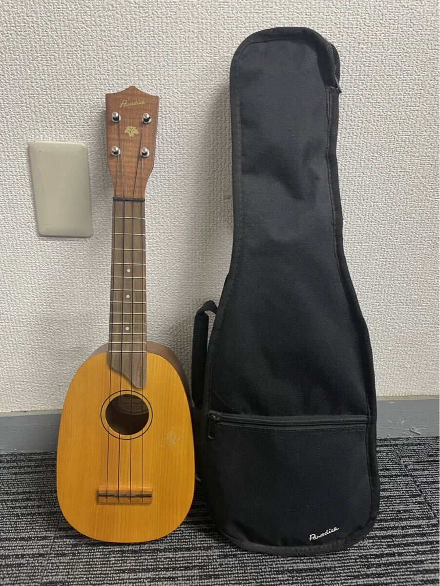 aradise PUK-1200P ukulele パラダイス ウクレレ ソフトケース付き
