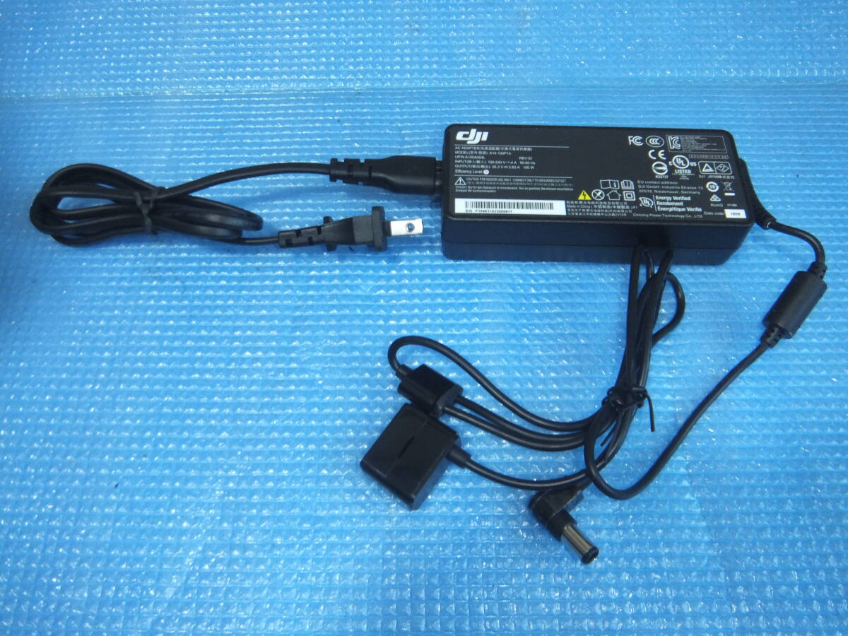 即決 送料520円～ DJI 純正 インスパイア バッテリー ACアダプター 充電器 A14-100PA1 出力 DC26.3V 3.83A 100W 