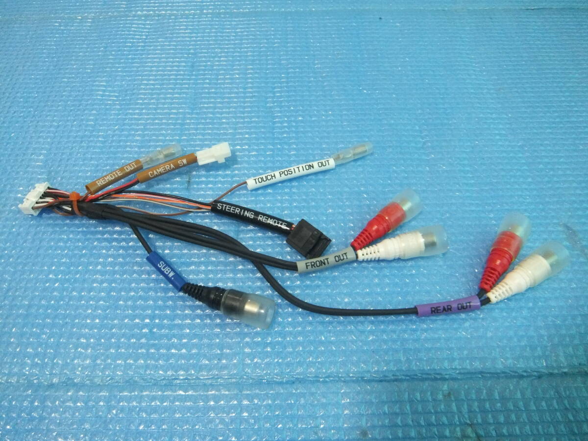 即決 送料200円～ ALPINE アルパイン ナビ EX009V インターフェイス RCA AV リモート マイク 端子 接続 入出力 配線 コード 18ピン ①