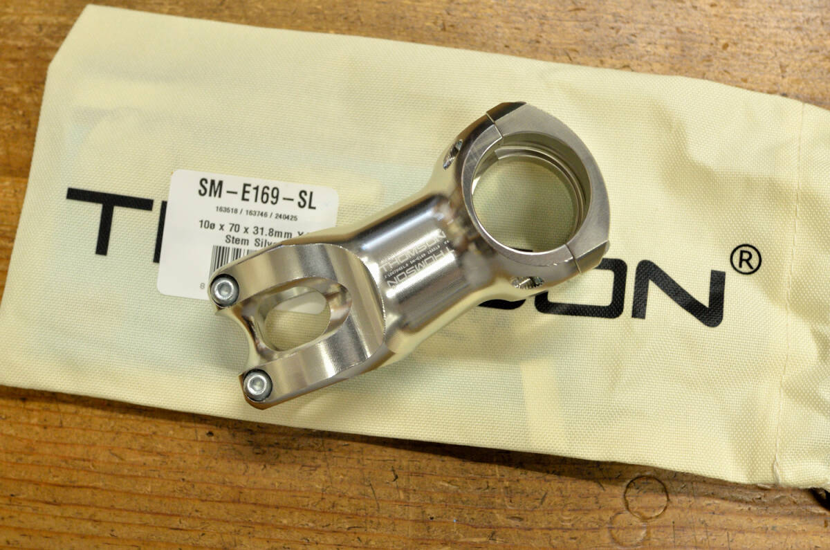 THOMSON ELITE X4 70mm 10° 31.8mm　シルバー　トムソン/STEM/ステム/10度/MTB/ピスト/トラック/