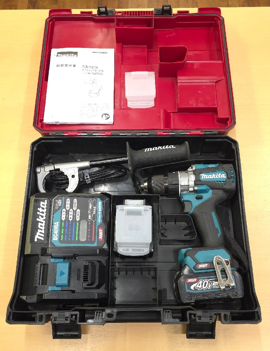 動作良好 MAKITA マキタ ドライバドリル HP001GRDX 充電器・充電池2個・ケース付