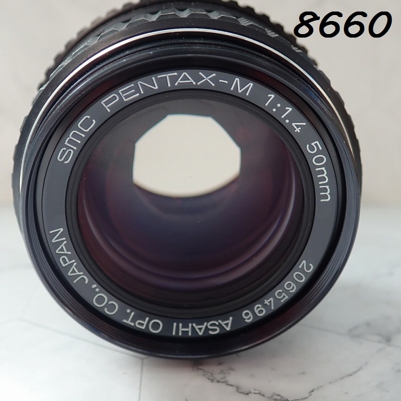 ●MK-8660　SMC　PENTAX-M　1:1.4　50㎜　マニュアルフォーカス　60サイズ　20260331