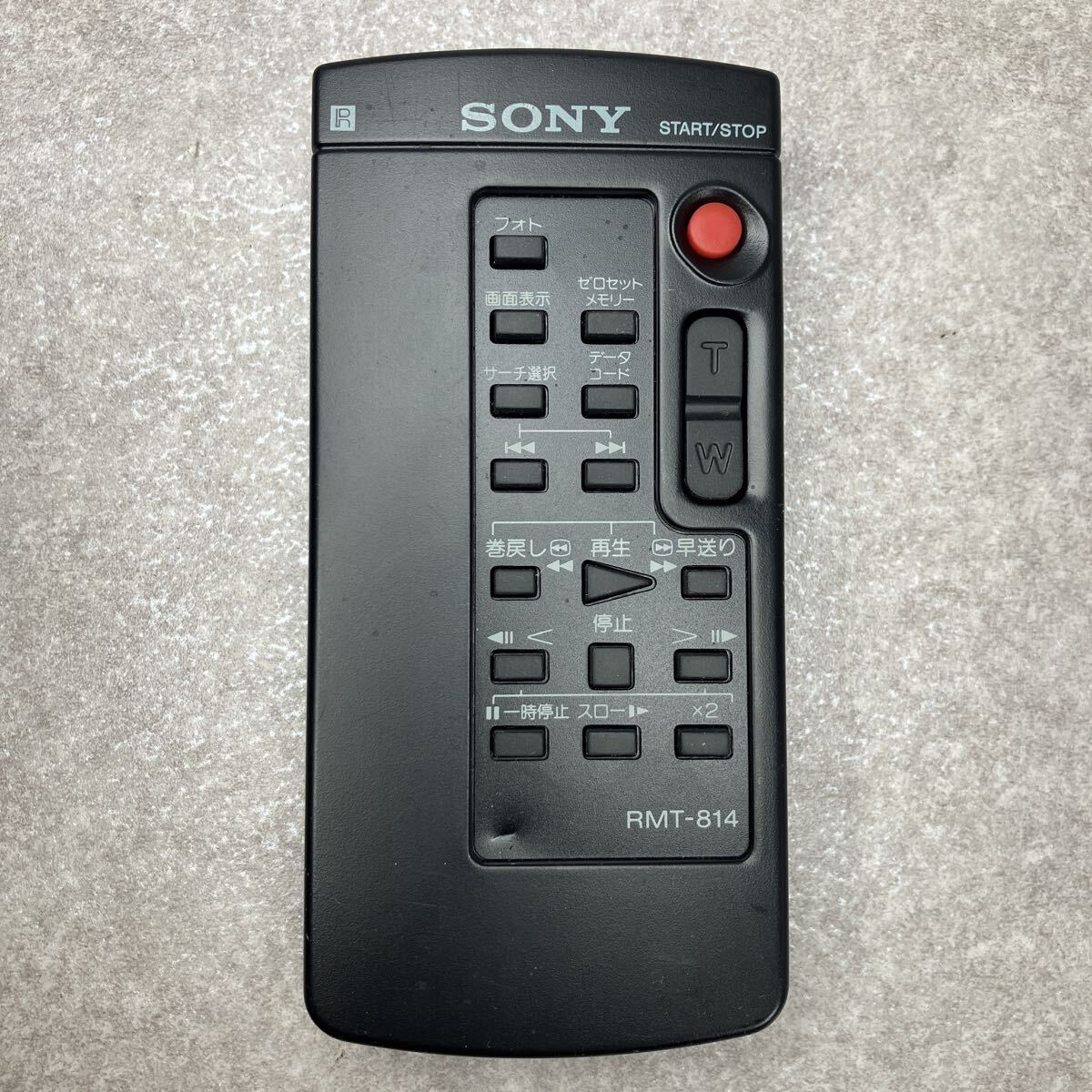 SONY ビデオカメラ用 リモコン RMT-814