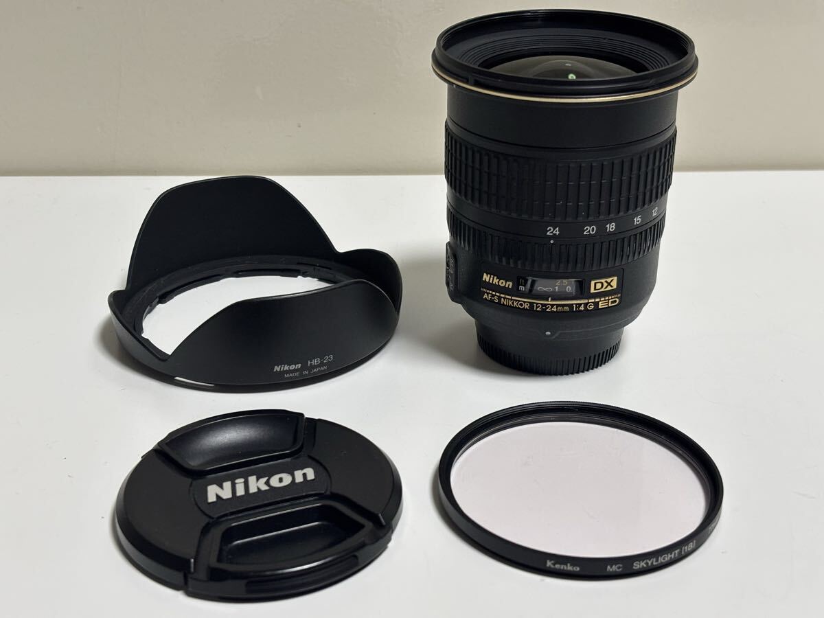 ニコン Nikon DX AF-S NIKKOR 12-24mm F4 G ED SMW IF Aspherical カメラレンズ　ズームレンズ　2652