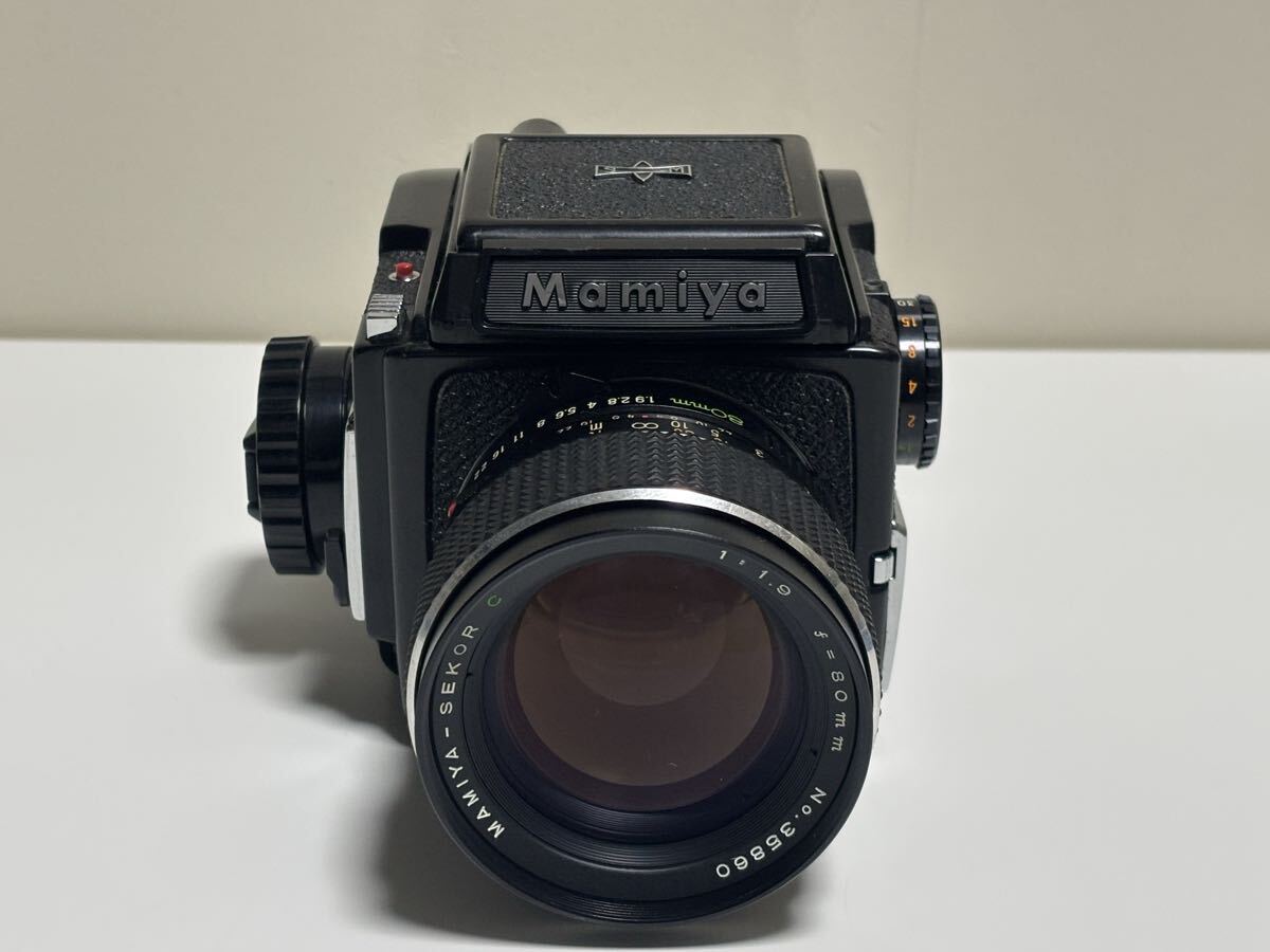 マミヤ Mamiya M645 ウエストレベルファインダー Sekor C 80mm F/1.9 中判フィルムカメラ 2654