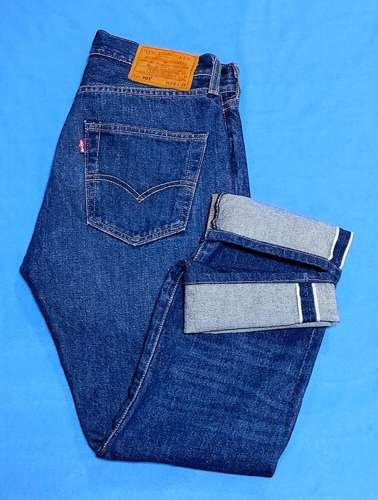 AB54/LEVI'S　リーバイス 501　00501ー2455　メンズデニムパンツ　ビッグE　赤耳　USA製　W29・L32