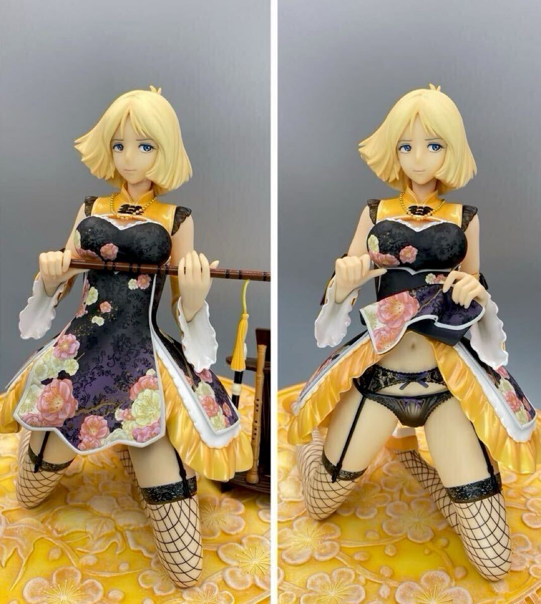 機動戦士ガンダム　セイラ・マス　リメイク　キャストオフ　カスタムフィギュア　チャイナドレス 18㎝　. Sayla Mass custom figures