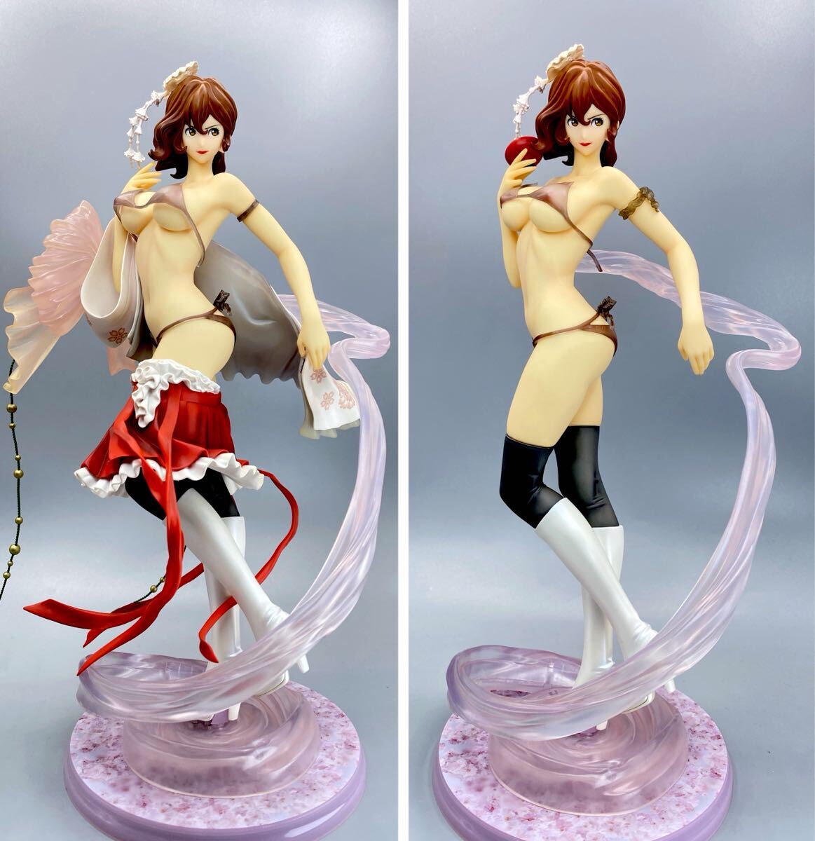 ルパン三世　峰不二子　リメイク　リペイント　キャストオフ　カスタムフィギュア 29㎝　. Lupine the Third Fujiko Mine custom figures