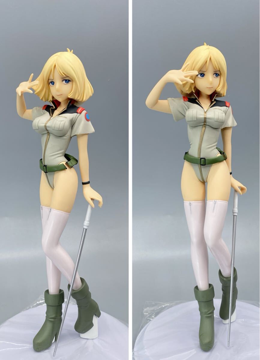 機動戦士ガンダム　セイラ・マス　リメイク　リペイント　カスタムフィギュア　軍服ハイレグコス 21㎝　　(検索. 完成品. キャストオフ)