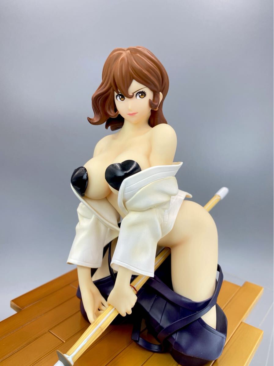 ルパン三世　峰不二子　リメイク　キャストオフ　カスタムフィギュア　剣道着.竹刀遊び16㎝ .Lupine the Third Fujiko Mine custom figures
