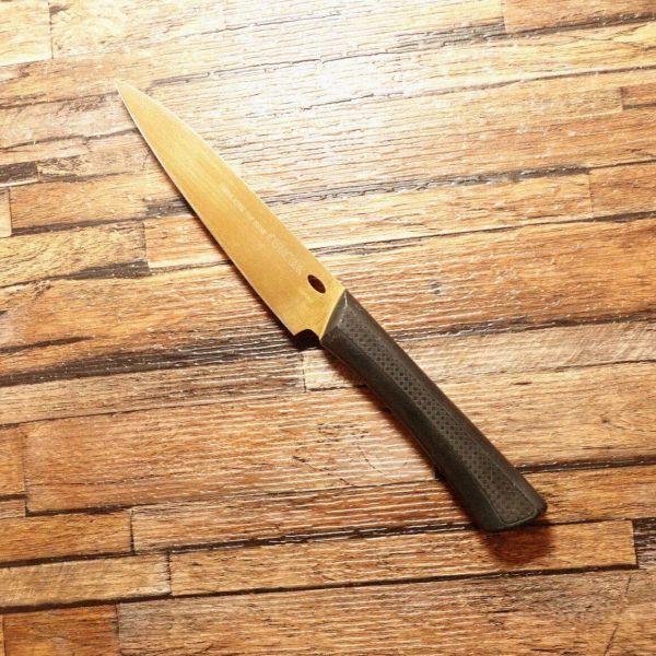 CERACOOK ペティナイフ 研ぎ済 ゴールド 果物包丁 チタンコーティング セラクック 積水化学工業 125mm