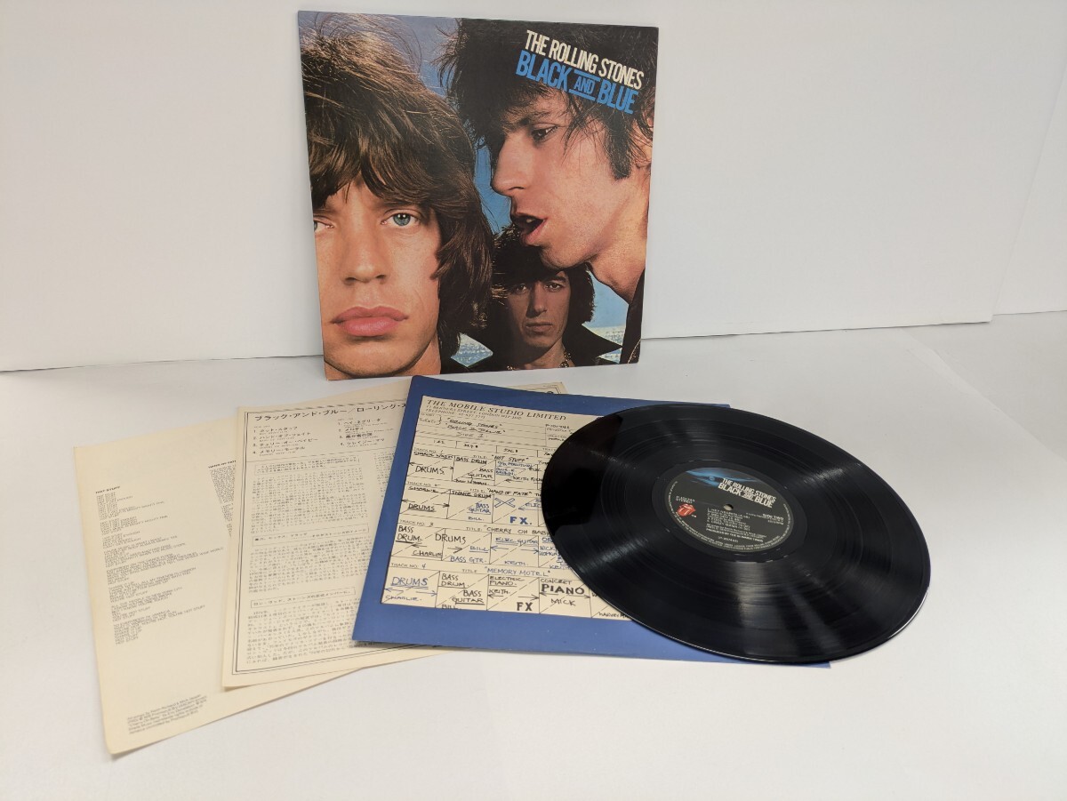 The Rolling Stones Black and Blue ザ・ローリング・ストーンズ LP レコード 洋楽 ロック P-10174S 国内盤 