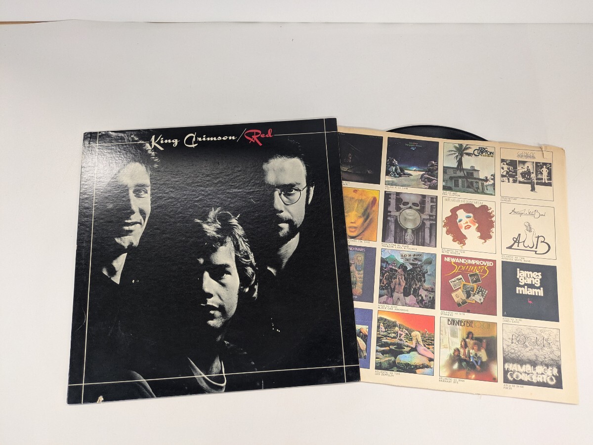 輸入盤 キング・クリムゾン King Crimson RED LP レコード SD18110 ロック 1974盤 洋楽 