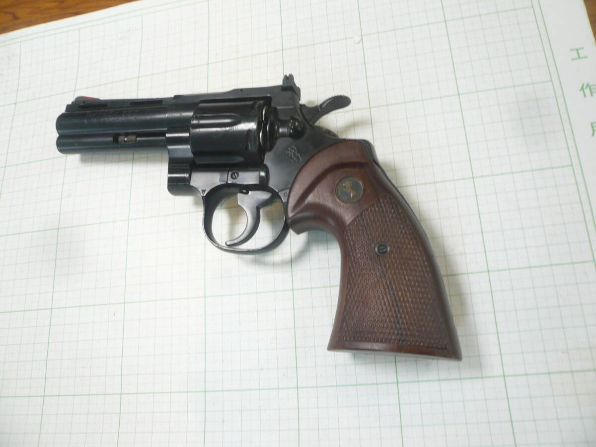 絶版 ガスガン リボルバー MFG HART FORDハートフォード COLT　PYSON357 コルトパイソン357マグナム ジャンク カートリッジ6発 送料600円～