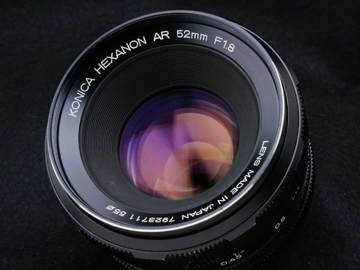 KONICA HEXANON AR 52mm F1.8 コニカ ARマウント ドイツ里帰り品!! 0678
