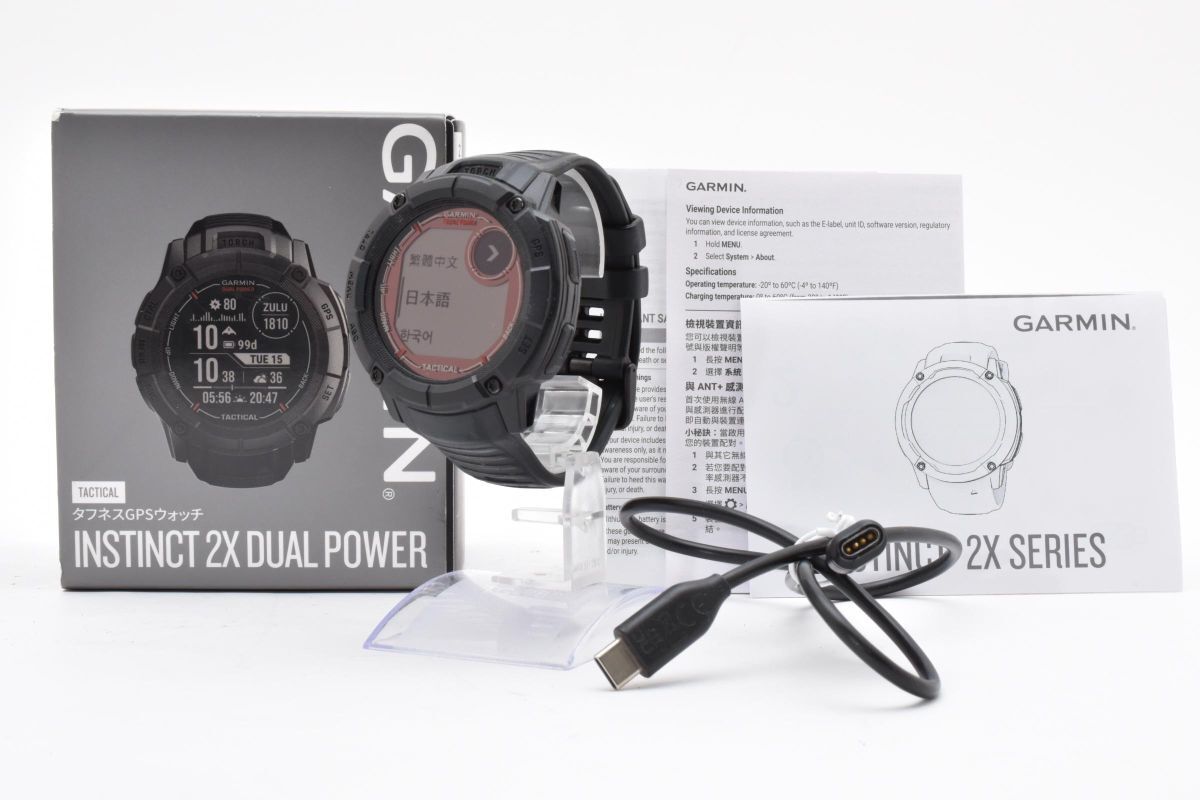 【返品保証】★良品★ Garmin ガーミン Instinct2X dual power 動作確認済み #26030502