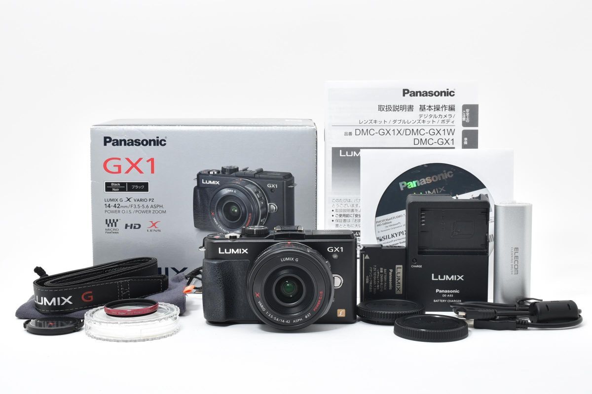 【返品保証】★良品★ Panasonic パナソニック LUMIX DMC-GX1 レンズキット X VARIO F3.5-5.6 14-42mm POWER O.I.S #26030504