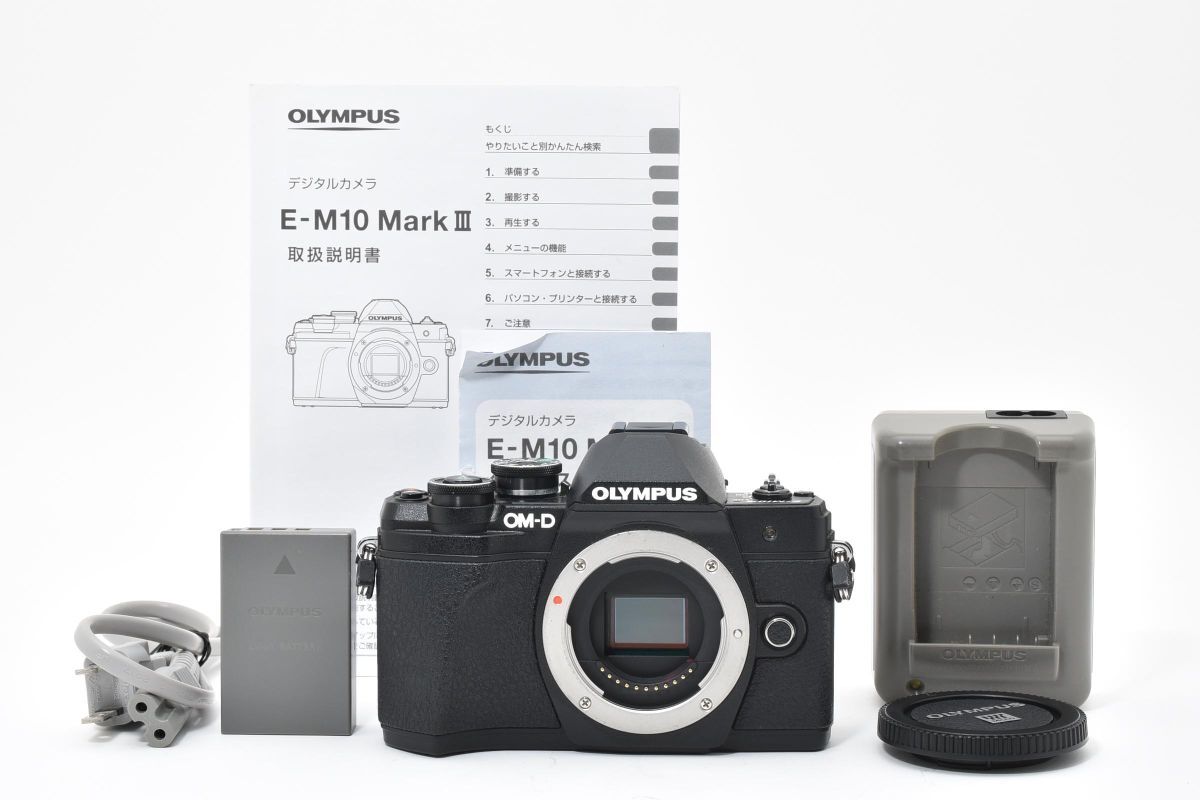 【返品保証】★良品★ ショット数2795回！OLYMPUS オリンパス OM-D E-M10 Mark III ボディ ミラーレス一眼カメラ #26030803