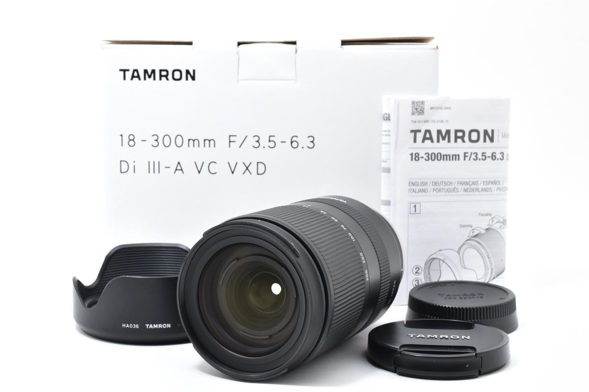 【返品保証】★極上美品★ TAMRON タムロン 18-300mm F/3.5-6.3 Di III-A VC VXD (B061) [ソニーE用] SONY #26032004