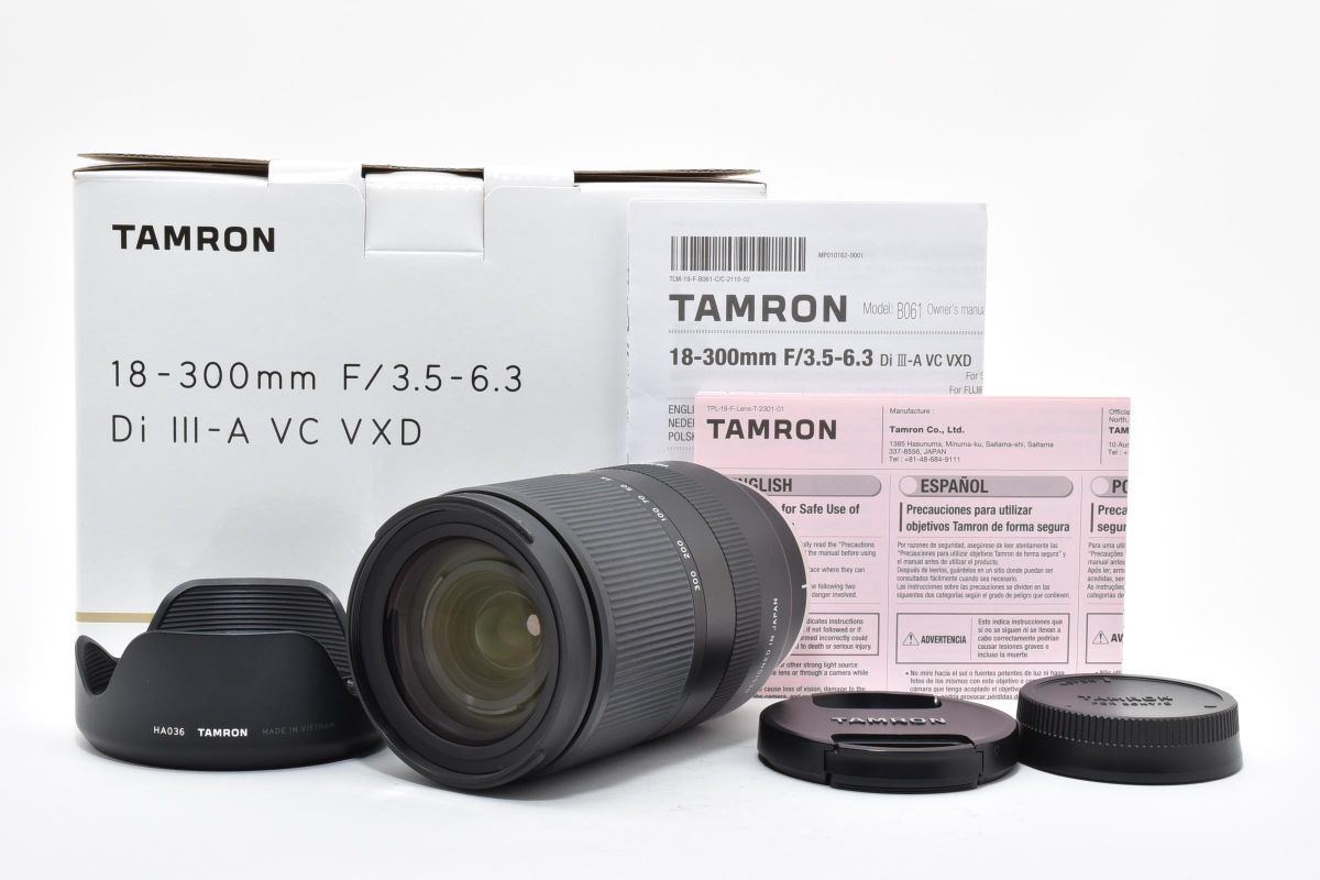 【返品保証】★極上美品★ TAMRON タムロン 18-300mm F/3.5-6.3 Di III-A VC VXD (B061) [ソニーE用] SONY #26032009