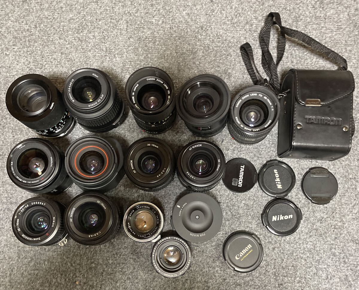 ジャンク レンズ まとめ NIKON CANON TAMRON 032803