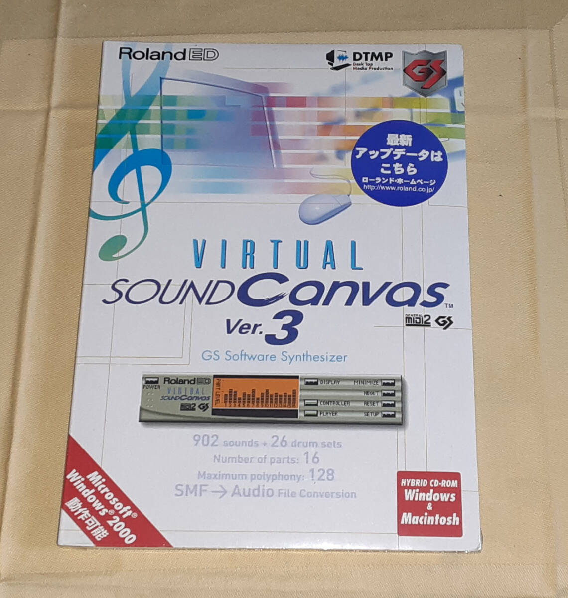 ★ROLAND VSC Ver.3 ED GS VIRTUAL SOUND CANVAS★OK!!★MADE in JAPAN★